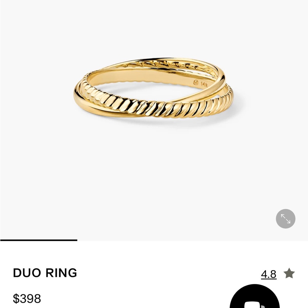 Mejuri Duo Ring SIZE 5
